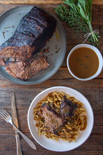 Braised Beef In Barolo Wine Sauce