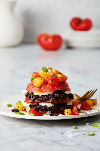 Caprese Stacker with Olive Tapenade Caprese Stacker with Olive Tapenade