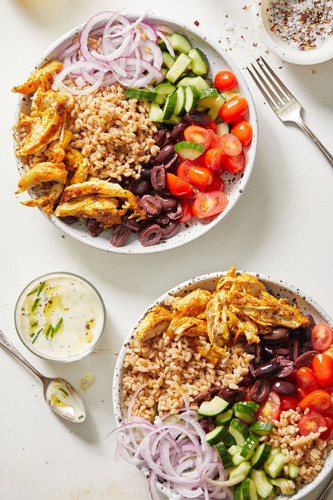 Chicken Shawarma Farro Bowl Chicken Shawarma Farro Bowl