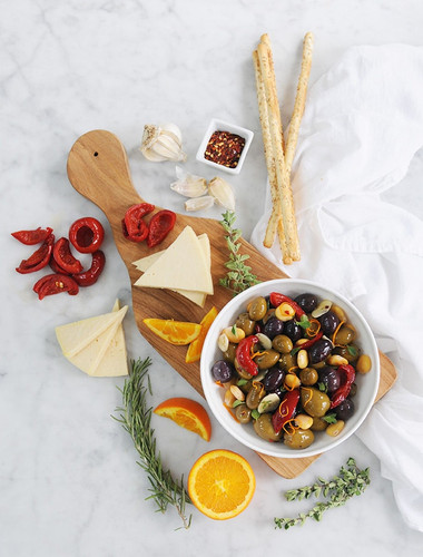 Citrus Baked Olives with Fresh Garlic and Herbs Citrus Baked Olives with Fresh Garlic and Herbs