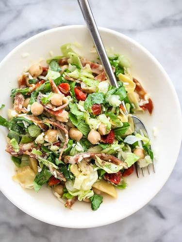 Italian Chopped Salad With Marinated Chickpeas Italian Chopped Salad With Marinated Chickpeas