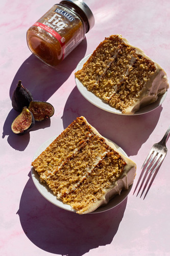 Spiced Cake with Cardamom Cream Cheese Icing