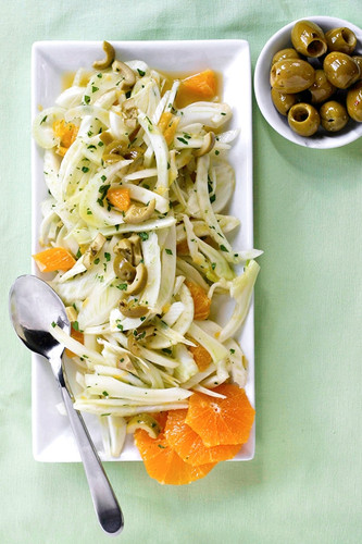 Fennel Salad with Olives Gigante