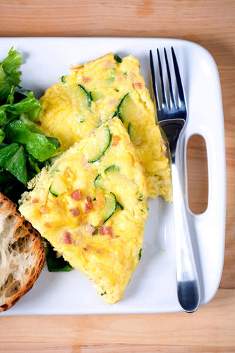 Frittata with Pancetta and Zucchini Frittata with Pancetta and Zucchini
