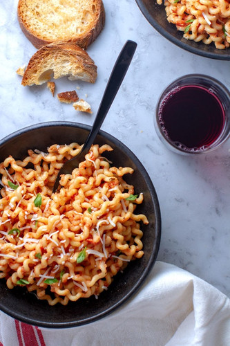 Fusilli with 3 Cheese Pomodoro Fusilli with 3 Cheese Pomodoro