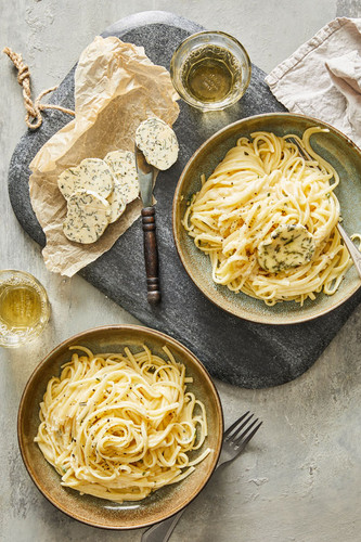Garlic & Herb Butter with Linguine