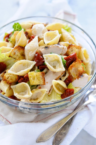 Grilled Chicken Caesar Pasta Salad Grilled Chicken Caesar Pasta Salad