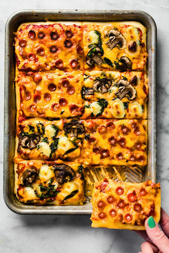 Gluten Free Sheet Pan Pizza