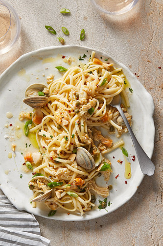 Linguine with Fresh Clam Sauce Linguine with Fresh Clam Sauce
