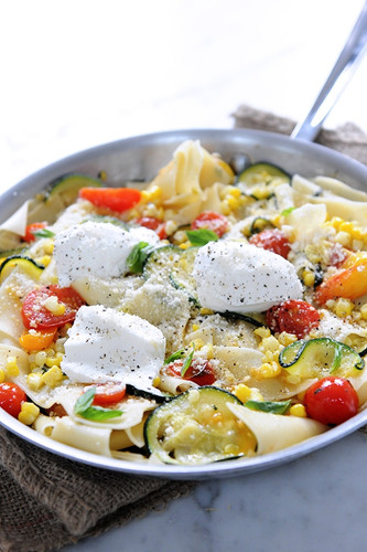 No-Bake Summer Skillet Squash Lasagna