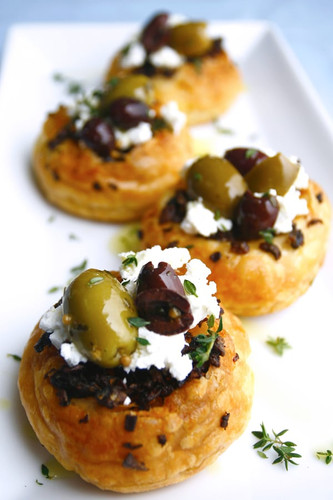 Olives Jubilee & Goat Cheese Pastries