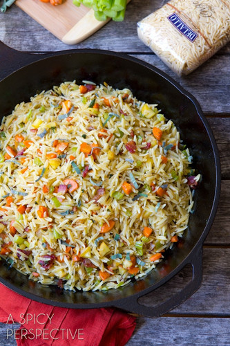 Orzo Stuffing with Sage and Bacon Orzo Stuffing with Sage and Bacon