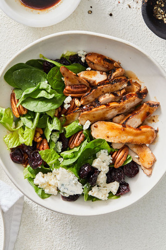 Pecan Chicken Salad With Blue Cheese Crumbles