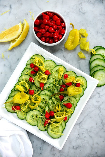 Zesty Cucumber Salad With Golden Lemon Dressing Zesty Cucumber Salad With Golden Lemon Dressing