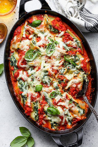 Pesto Stuffed Shells Pesto Stuffed Shells
