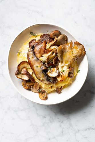 Polenta With Taleggio And Mushrooms