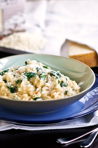 Risotto with Spinach & Basil Risotto with Spinach & Basil