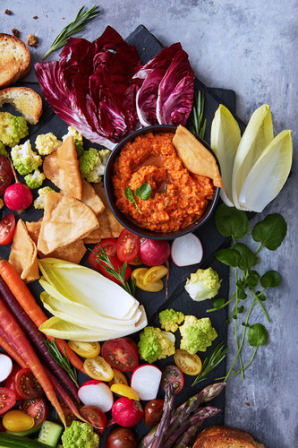 Roasted Red Pepper and Cauliflower Dip Roasted Red Pepper and Cauliflower Dip