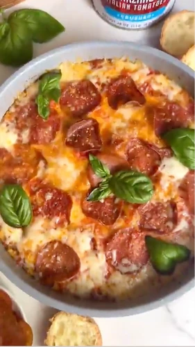 High Protein Pizza Dip