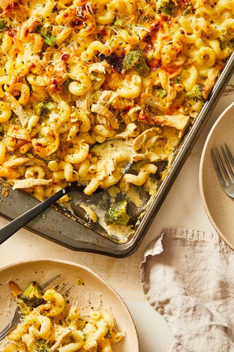 Sheet Pan Broccoli, Cheese and Chicken Pasta Sheet Pan Broccoli, Cheese and Chicken Pasta