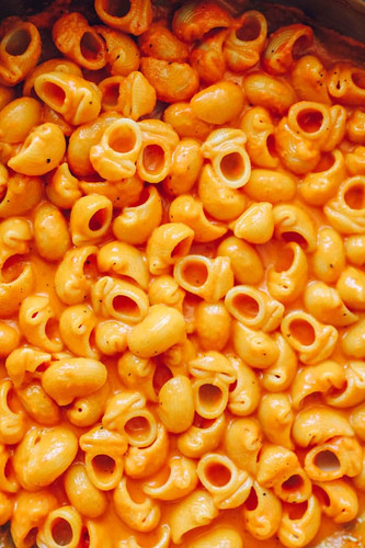 Shellbows with Roasted Red Pepper Sauce Shellbows with Roasted Red Pepper Sauce