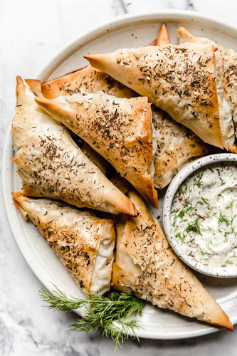 Spanakopita Triangles Spanakopita Triangles