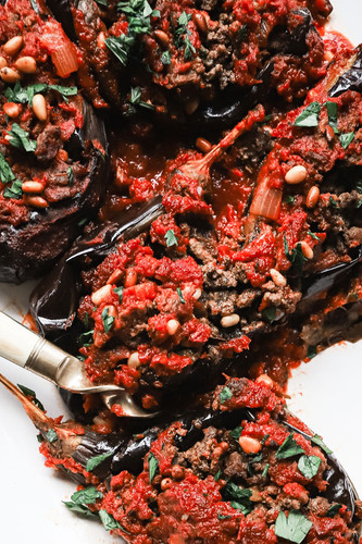Lebanese Stuffed Baby Eggplant