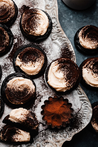 Tiramisu Cookies with Whipped Mascarpone Frosting