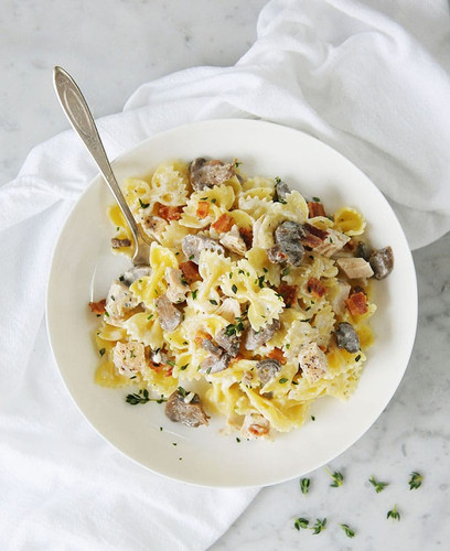 Mushroom Pasta With Goat Cheese Mushroom Pasta With Goat Cheese