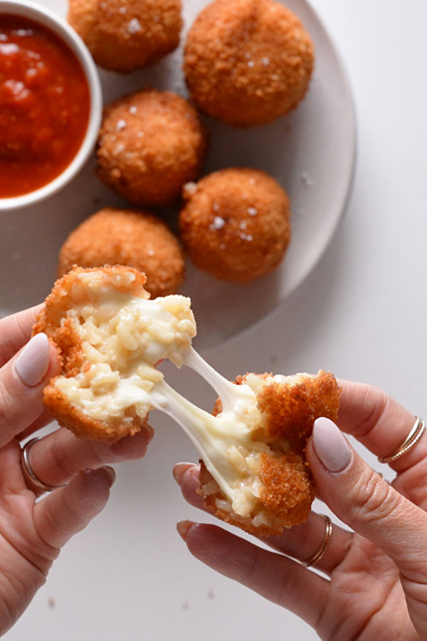 Arancini with Calabrian Chili Aioli - DeLallo