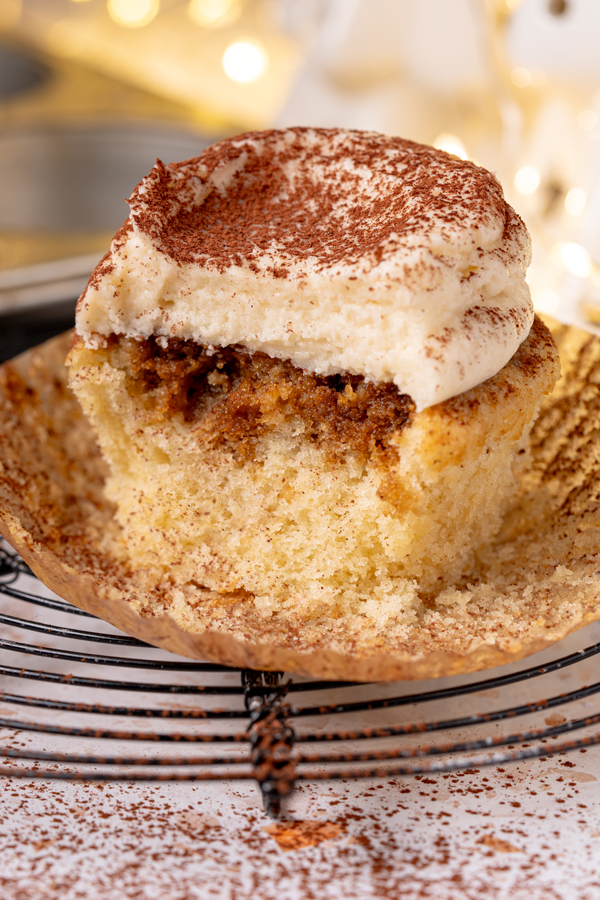 Tiramisu Cupcake ready to eat.