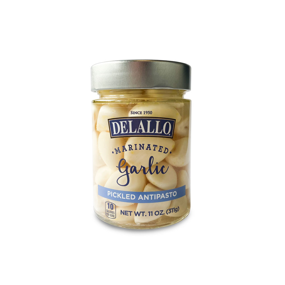 Marinated Pickled Garlic DeLallo