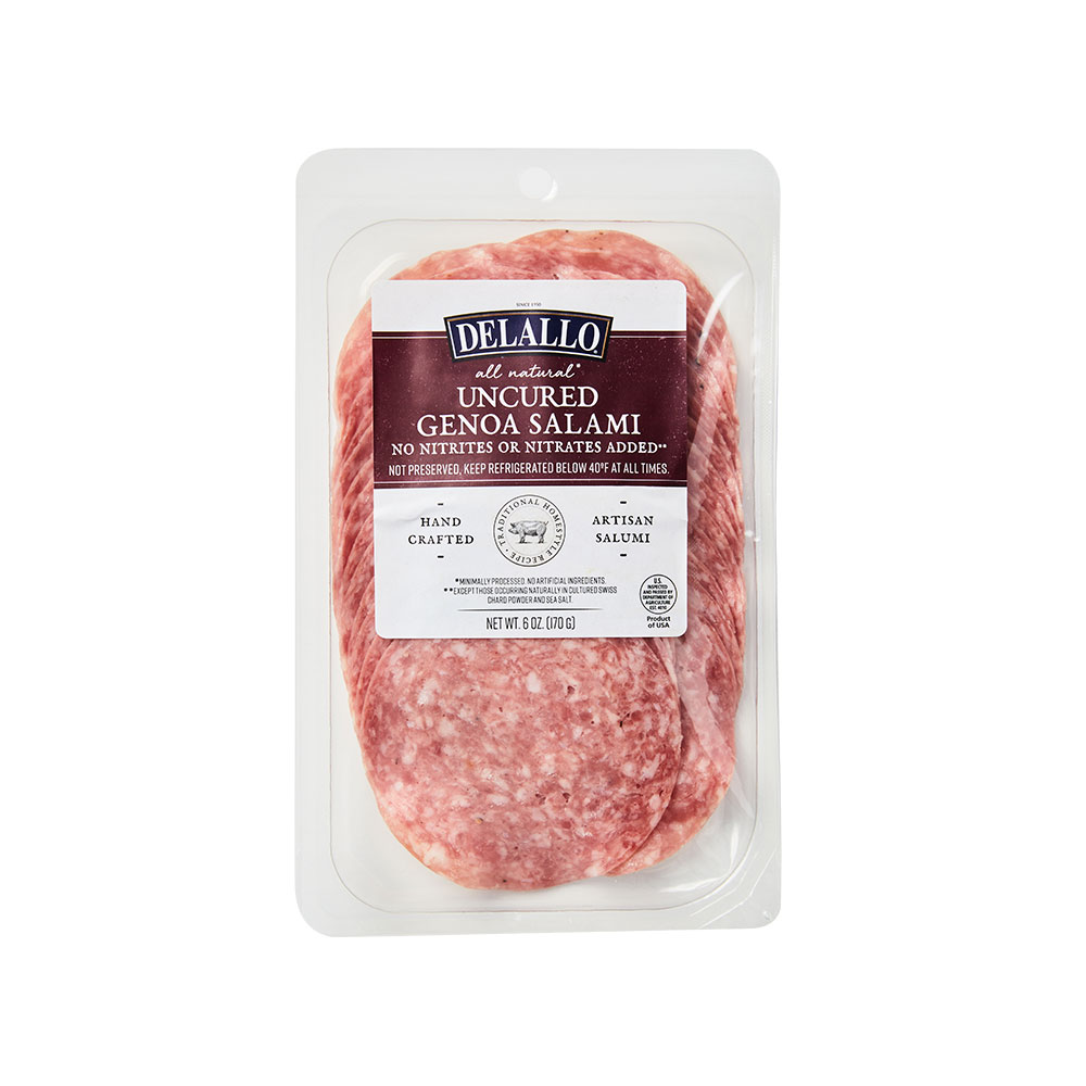 Sliced Genoa Salami DeLallo