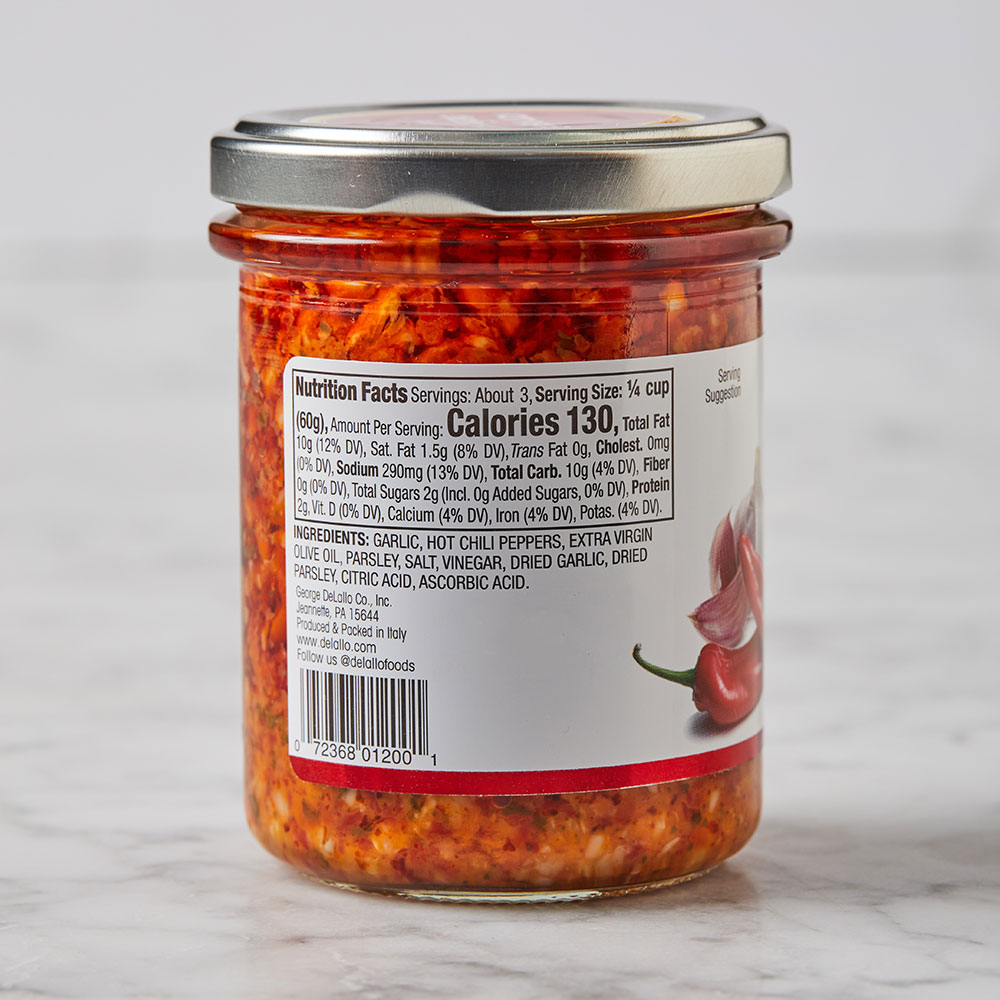 Hot Pepper Garlic Sauce DeLallo
