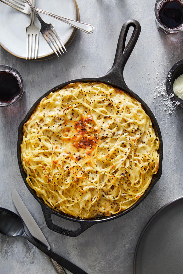 Cacio e Pepe Pasta Frittata - DeLallo