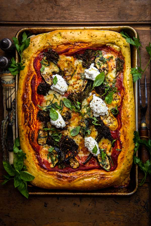 Farmer's Market Veggie Pizza - DeLallo