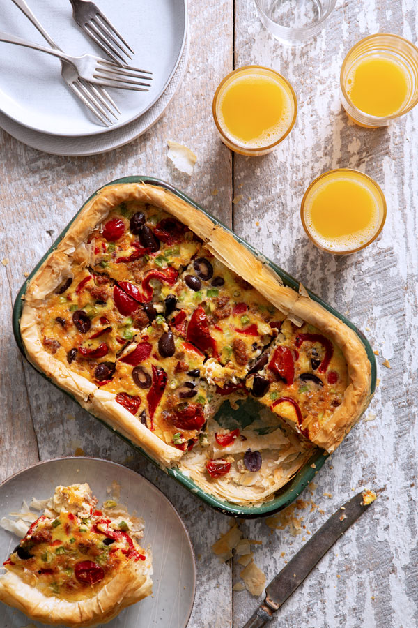 Italian-Style Breakfast Strata - DeLallo