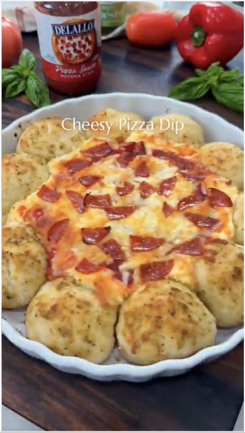 Cheesy Pizza Dip - DeLallo