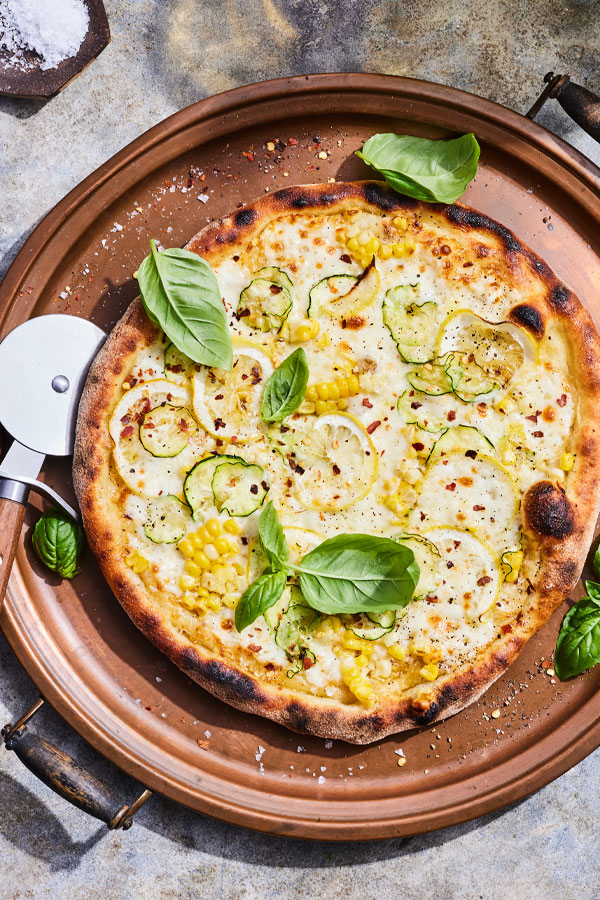 Zucchini Pizza - DeLallo
