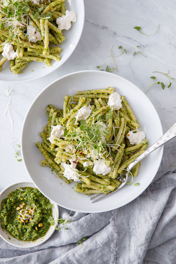 Image of Broccoli Rabe and Pistachio Pasta 