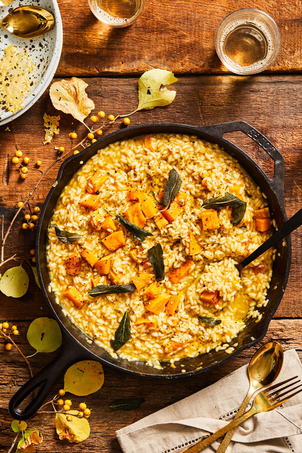 Butternut Squash Risotto with Pine Nuts & Balsamic - DeLallo