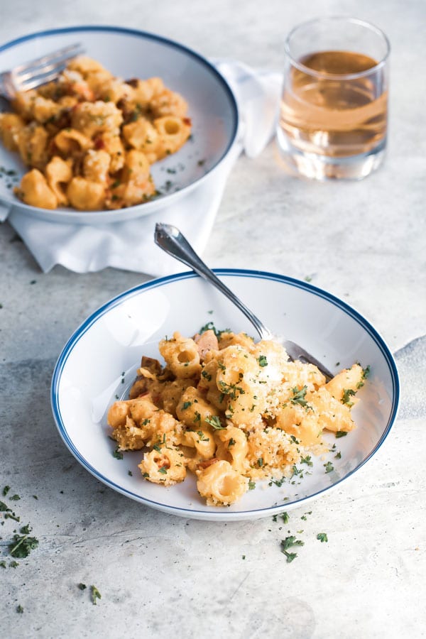 Image of Cajun Mac n Cheese served in a bowl