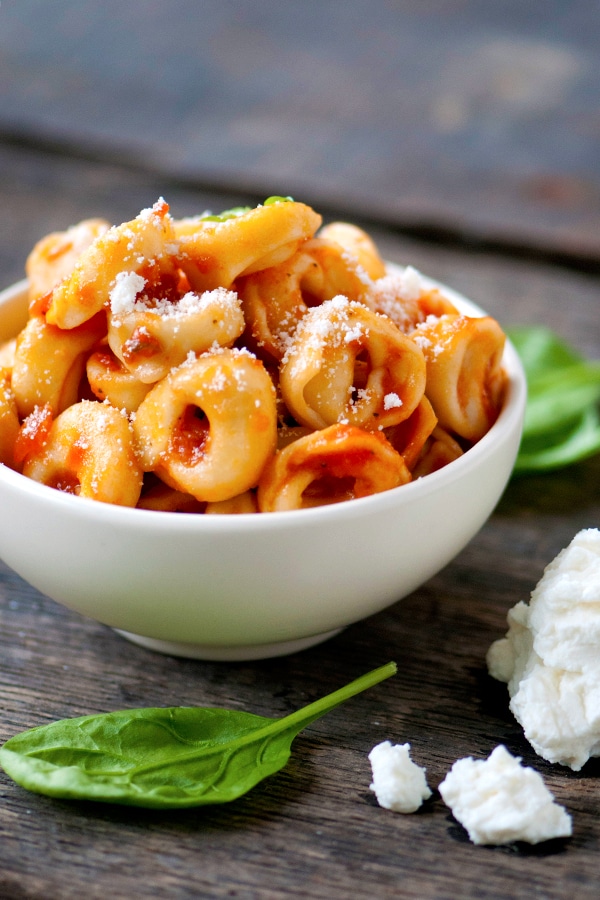 Image of Cheesy Tomato Basil Tortellini