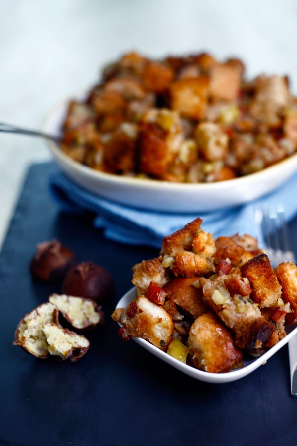 Chestnut, Fennel & Italian Sausage Stuffing DeLallo