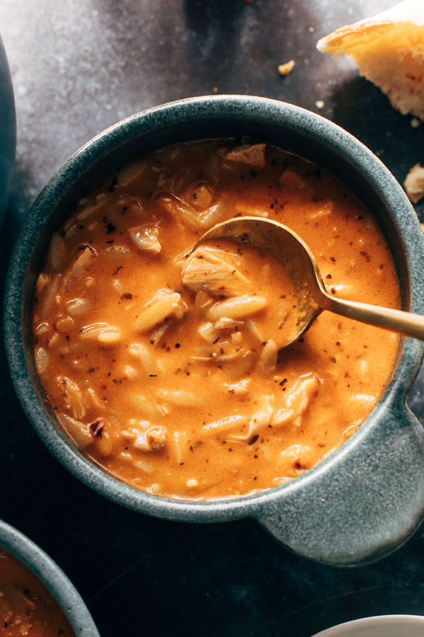 Chicken Tomato Orzo Soup DeLallo