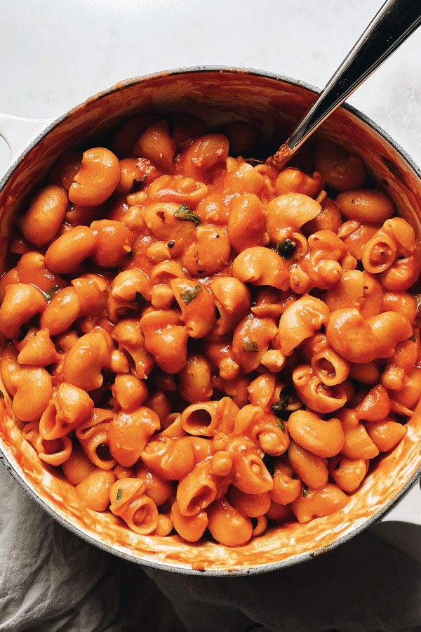 One Pot Cozy Chickpea Pasta - DeLallo