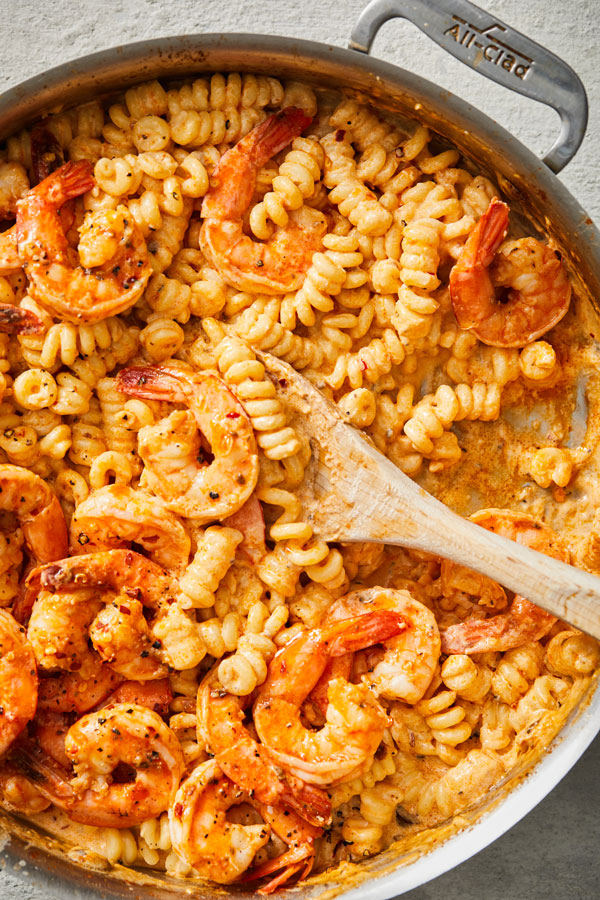 Pappardelle with Shrimp, Garlic, and Olive Oil - DeLallo