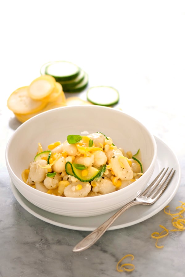 Creamy Gluten-Free Gnocchi with Summer Vegetables - DeLallo