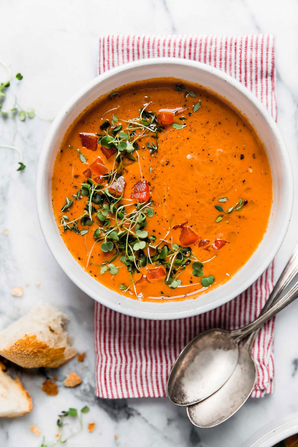 Creamy Roasted Pepper Soup - DeLallo