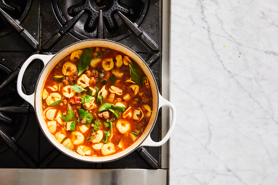 Italian Tortellini Soup in a Jar